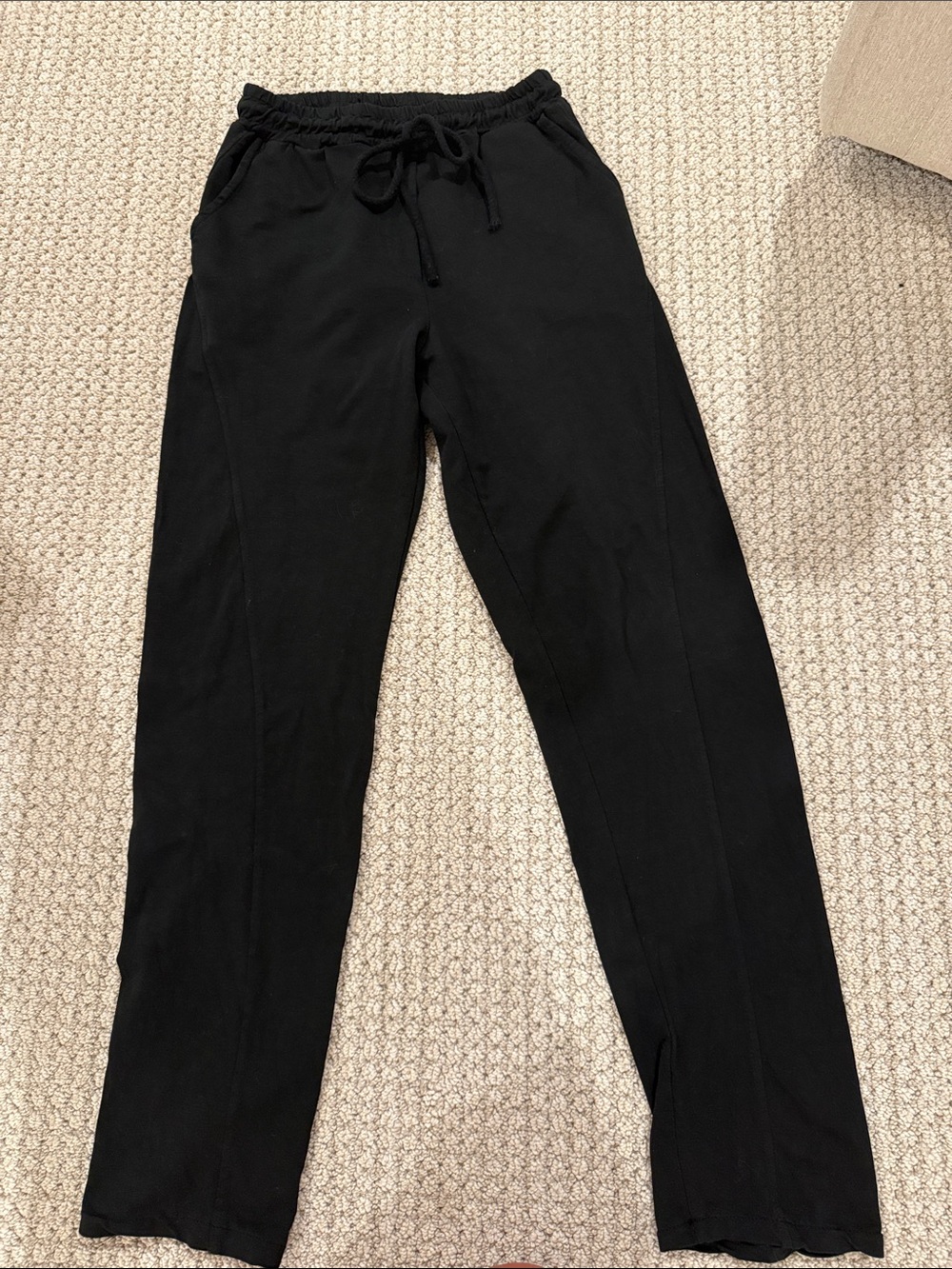 Tempo Paris Black Drawstring Joggers